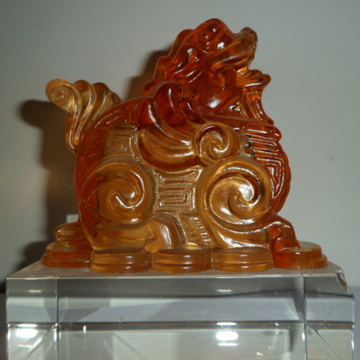 【供應琉璃水晶貔貅新搬遷平安風水禮品,鎮宅禮品新辦公室禮品】價格,廠家,圖片,其他材質工藝品,深圳星源工藝品-
